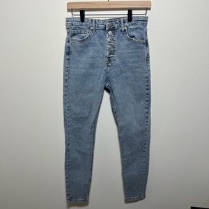 Topshop Jamie jeans light wash